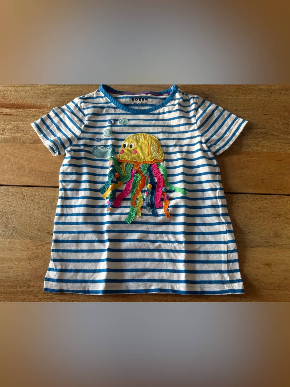 Mini Boden jellyfish tshirt size 6/7